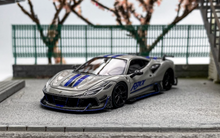 Load image into Gallery viewer, Fuelme 1:64 Gray Mansory F8XX Super Racing Sports Model Diecast Resin Car New