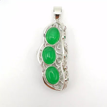 Load image into Gallery viewer, Nature Jade Lucky Beans Pendant Necklace Gift For Woman Jewelry charm Blessing E