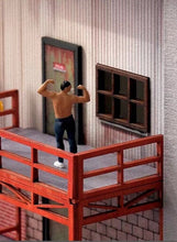 Load image into Gallery viewer, 1:64 Painted Figure Mini Model Miniature Car Scenes Resin Toy Muscle Fitness Man