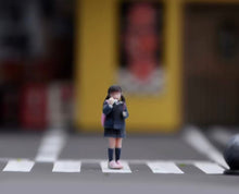 Load image into Gallery viewer, 1:64 Painted Figure Model Miniature Resin Diorama Toy Sand Uniform Student Kids