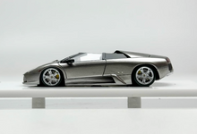 Load image into Gallery viewer, 1:64 CL Grey Murcielago Roadster Convertible Model Diecast Resin Car New Collection