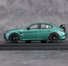 Load image into Gallery viewer, MG 1:64 Green Romea GTAm Sedan Sports Model Diecast Metal Car New Collection