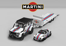 Load image into Gallery viewer, TM 1:64 Martini G550 Beetle Trailer Figure Sports Model Diecast Metal Car New Collection