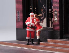 Load image into Gallery viewer, 1:64 Painted Figure Model Miniature Resin Diorama Sand Santa Girl Chirstmas Toy