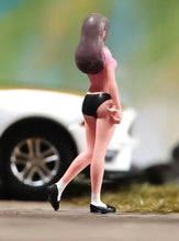 Load image into Gallery viewer, 1:64 Painted Figure Model Miniature Resin Diorama Sand Shy Girl Lady Cute Beauty Collection