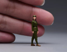 Load image into Gallery viewer, 1:64 Painted Figure Model Miniature Resin Diorama Toy Sand Lady Man Soldier