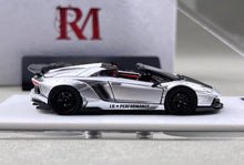 Load image into Gallery viewer, RM 1:64 Silver Aventador LP700-4 LBWK Sports Model Diecast Metal Car New Collection