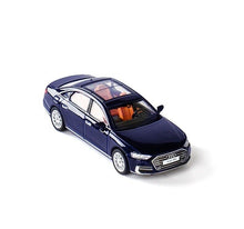 Load image into Gallery viewer, JKM 1:64 Navy Blue 2021 A8L Luxury Sedan Sports Model Diecast Metal Car