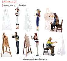 Load image into Gallery viewer, 1:64 Painted Figure Mini Model Miniature Resin Diorama Artists Painter Drawing