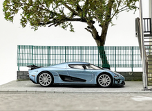 Load image into Gallery viewer, Tarmac 1:64 Blue Regera Racing Sports Model Diecast Metal Car New Collection