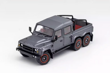 Load image into Gallery viewer, GCD 1:64 Gray Defender 6x6 Pickup Truck Model Metal Diecast Car New