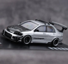 Load image into Gallery viewer, IHCM 1:64 Silver Carbon Lancer EVO 9 IX GSR Sports Model Diecast Metal Car New Collection