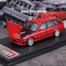 Load image into Gallery viewer, Mortal 1:64 Red M5 E34 Touring Wagon Sports Model Diecast Metal Car New Collection