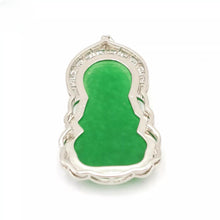 Load image into Gallery viewer, Nature Jade Guanyin Pendant Necklace Gift Jewelry charm Blessing Lucky New Green