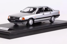 Load image into Gallery viewer, RM 1:64 1989 Silver Black 100 C3 Sedan Classic Model Diecast Metal Car New Collection