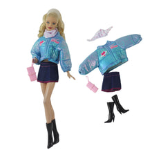 Load image into Gallery viewer, Barbie Doll Clothing 11.5" Girl Wear Fashion Outfits 1/6 Top Skirt Pants Jeans Bag