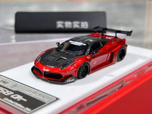 Load image into Gallery viewer, 1:64 Red 458 GT LB Racing Sports Model Diecast Resin Car BN