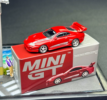 Load image into Gallery viewer, Minigt 1:64 Red Supra A80 Sports Model Diecast Metal Car New Collection