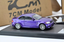 Load image into Gallery viewer, 7cm 1:64 Purple 1M E82 Coupe Sports Model Diecast Metal Car New Collection