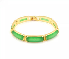 Load image into Gallery viewer, Nature Jade Beaded Bracelet Jewelry Blessing Lucky Fortune Gift For Her Green g