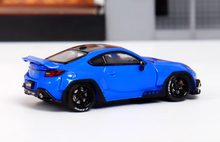 Load image into Gallery viewer, Fuji 1:64 Blue JDM GR86 Rocket Bunny Coupe Sports Model Diecast Metal Car New Collection