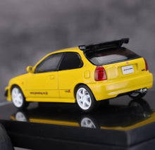 Load image into Gallery viewer, MH 1:64 Yellow Carbon Civic Type R EK9 Sports Model Diecast Metal Car New Collection