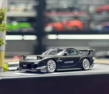 Load image into Gallery viewer, Poprace 1:64 Black RX7 FD RE Amemiya Sports Model Diecast Metal Car New Collection