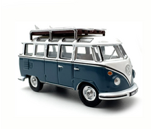 Load image into Gallery viewer, 1:76 Blue VW T1 Samba Camper Mini Van Sports Model Diecast Metal Car New Collection