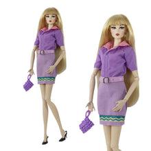 Load image into Gallery viewer, Barbie Doll Clothing 11.5" Girl Wear Fashion Outfits 1/6 Top Skirt Pants Jeans Bag