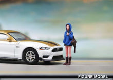 Load image into Gallery viewer, 1:64 Painted Figure Model Miniature Resin Diorama Sand Casual Man Woman Kid Pet