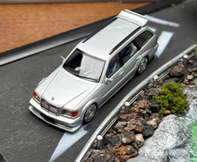 Load image into Gallery viewer, Mortal 1:64 Silver S124 MODEII EVO2 Sports Wagon Model Diecast Metal Car New Collection