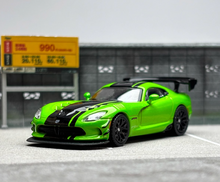 Load image into Gallery viewer, Tarmac 1:64 Green Viper ACR Extreme Coupe Sports Model Diecast Metal CarNew