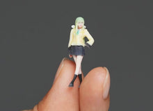 Load image into Gallery viewer, 1:64 Painted Figure Model Miniature Resin Diorama Sand Kawaii Girl Cute Lady