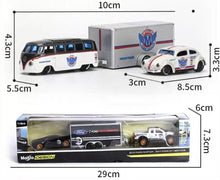 Load image into Gallery viewer, Maisto 1:64 VW Van Samba Trailer Beetle Model Toy Diecast Metal Car BN