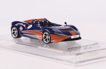 Load image into Gallery viewer, CM 1:64 Dark Blue Elva Super Racing Sports Model Toy Diecast Metal Car Box