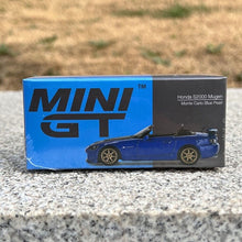 Load image into Gallery viewer, MINIGT 1:64 Blue JDM S2000 AP2 Mugen Sport Model Diecast Metal Car #493