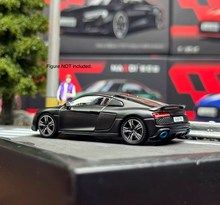 Load image into Gallery viewer, Masdi 1:64 Matte Black 2022 R8 V10 Coupe Sports Model Diecast Metal Car New Collection