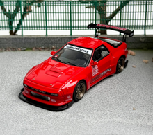 Load image into Gallery viewer, Tarmac 1:64 Red JDM RX-7 FC3S Pandem Sports GT Model Diecast Metal Car New Collection