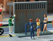 Load image into Gallery viewer, 1:64 Painted Figure Mini Model Miniature Resin Diorama People Sand Man Leaning