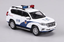 Load image into Gallery viewer, GCD 1:64 Police Land Cruiser LC150 Prado Off Road SUV Model Diecast Metal Car