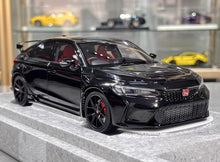 Load image into Gallery viewer, MH 1:18 Black Civic Type R FL5 Turbo Vtec Engine Model Diecast Metal Car New Collection