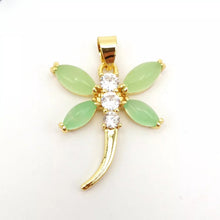 Load image into Gallery viewer, Nature Jade Draganfly Pendant Necklace Gift For Woman Jewelry charm Blessing B