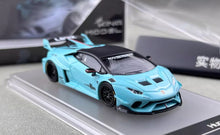 Load image into Gallery viewer, King 1:64 Blue LB Huracan GT Racing Sports Model Diecast Metal Car New Collection