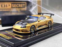 Load image into Gallery viewer, Inno 1:64 Gold Supra A80 GT300 Top Secret Sports Model Diecast Metal Car New Collection