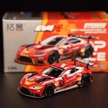 Load image into Gallery viewer, POPRACE 1:64 Aston Martin GT3 EVA Racing Sports Model Toy Diecast Metal Car