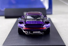 Load image into Gallery viewer, SW 1:64 Purple Army Girl RWB 993 Classic Sports Model Diecast Metal Car BN