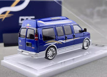Load image into Gallery viewer, GOC 1:64 Blue GMC Savana Cutaway Van MPV RV Model Diecast Metal Car New Collection