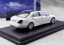 Load image into Gallery viewer, SW 1:64 Pearl White S65L Mk5 W221 Sedan Sports Model Diecast Metal Car New Collection