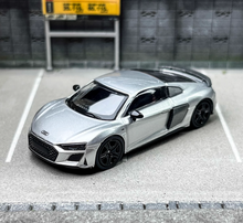 Load image into Gallery viewer, Masdi 1:64 Silver 2022 R8 V10 Coupe Racing Sports Model Diecast Metal Car BN