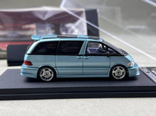 Load image into Gallery viewer, Mortal 1:64 Ice Blue Previa Mini Van MPV Sports Model Diecast Metal Car New Collection